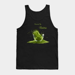 Powered By Matcha Green Tea Lover Tank Top